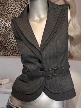 Bebe Vintage Y2K Office Siren Top
